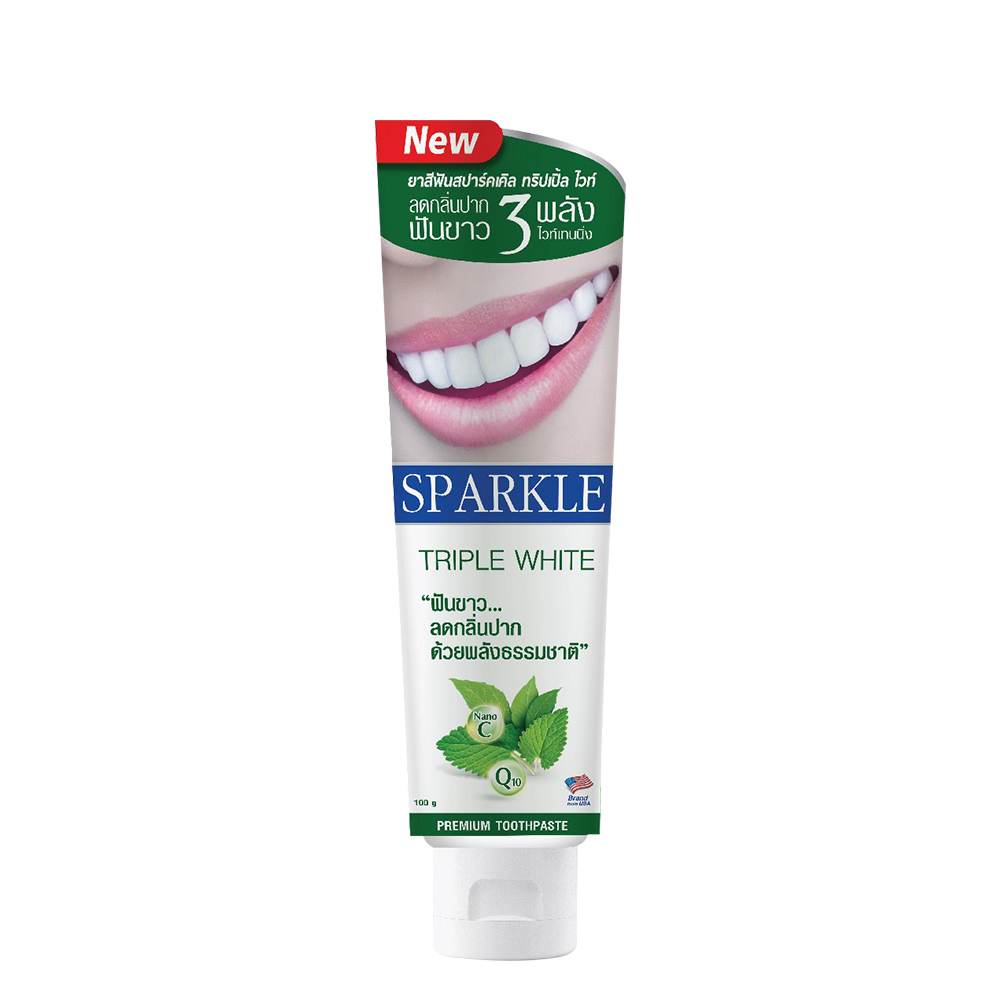 【SPARKLE】三倍亮白頂級牙膏-100g