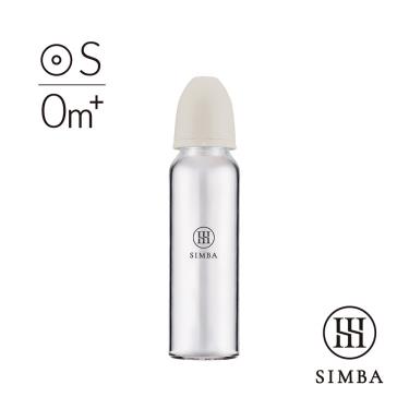 【Simba 小獅王辛巴】蘊蜜質金玻璃標口防脹氣奶瓶-240ml-杏茶-圓孔S