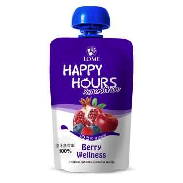 (任3件$168)【大地之愛】Happy Hours 生機纖果飲（蘋果 紅石榴 覆盆莓 藍莓）100g