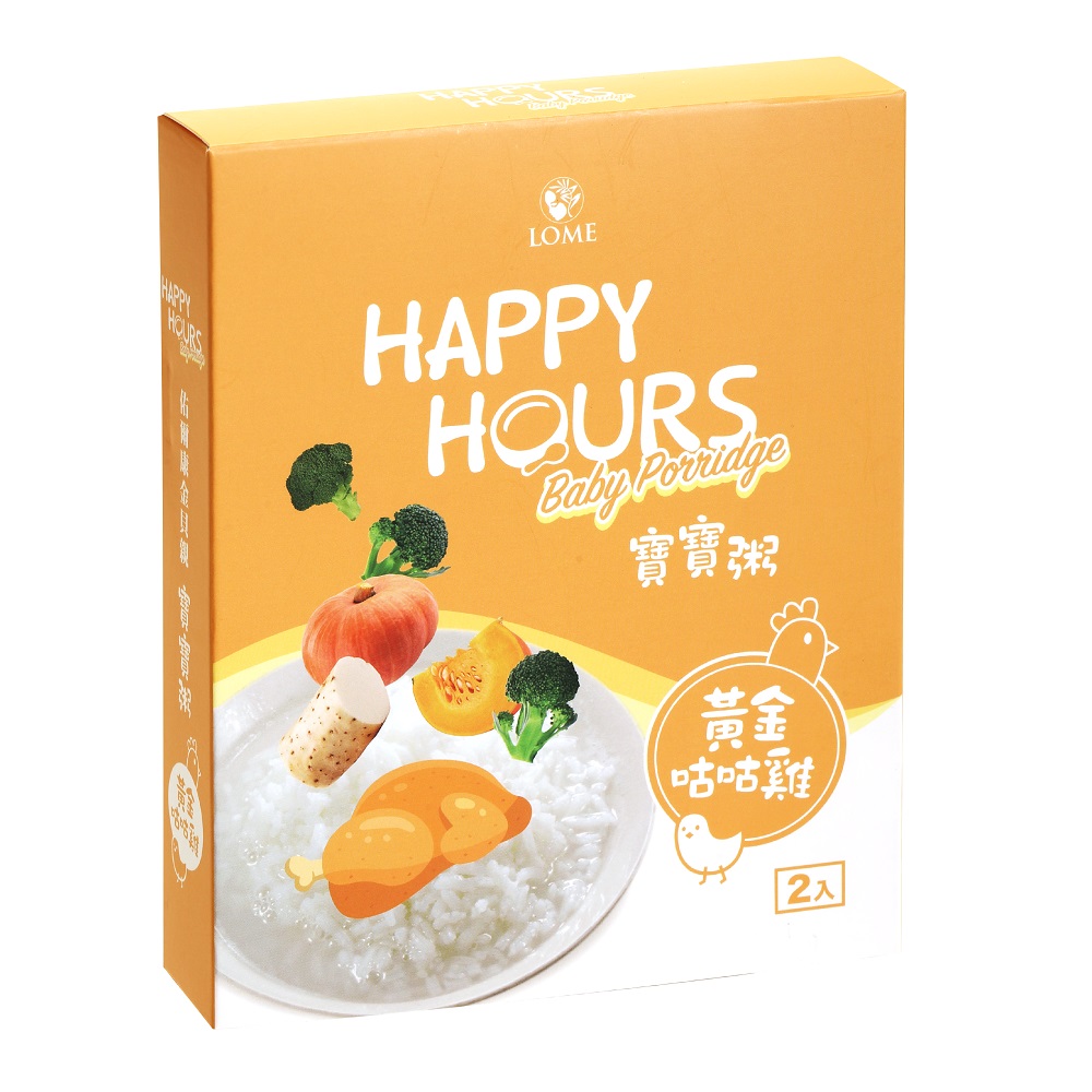 【大地之愛】Happy Hours 寶寶粥 黃金咕咕雞（300g/盒）
