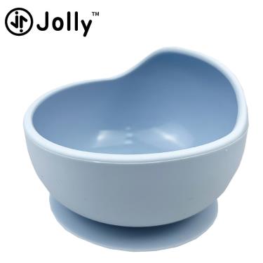 【Jolly】防滑矽膠吸盤碗（藍）
