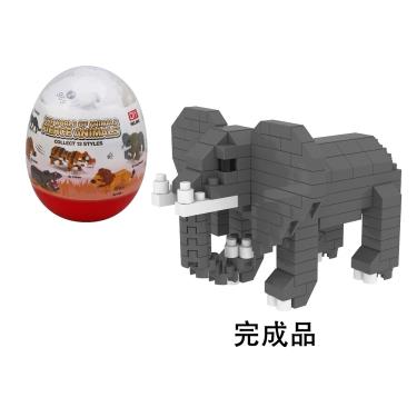 扭蛋微型積木-兇猛動物-混款