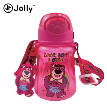 （送直飲水瓶）【Jolly】玩具總動員系列水瓶（350ml）熊抱哥造型 （桃紅）