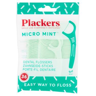 【美國Plackers】微薄荷清涼牙線棒36支裝