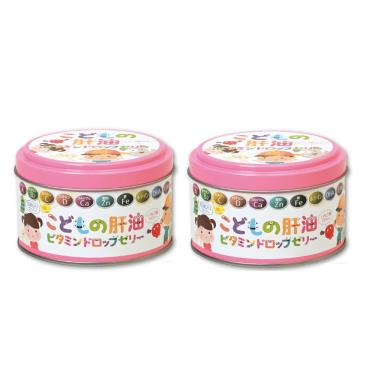 【康明】兒童魚肝油軟糖-草莓風味（60粒X2罐）