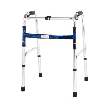【恆伸】鋁合金扁管ㄇ型助行器（煙火漆-藍/ER3429）廠商直送