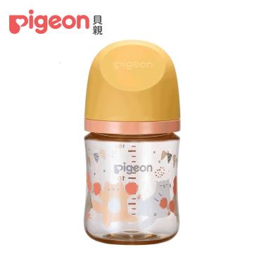 【Pigeon 貝親】第三代母乳實感PPSU奶瓶（160ml）貓狗派對