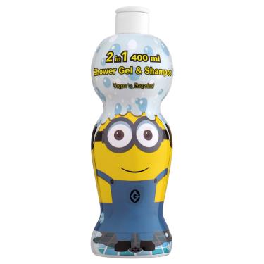 【MINIONS小小兵】2合1沐浴洗髮精-萌Q收藏版-400ml
