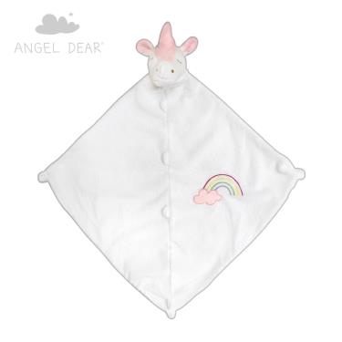 （下單現折）【美國ANGEL DEAR】嬰兒安撫巾-彩虹獨角獸 廠商直送