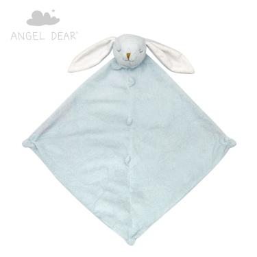 【美國ANGEL DEAR】嬰兒安撫巾-新款藍色小兔 廠商直送