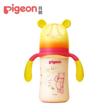 【Pigeon 貝親】迪士尼母乳實感PPSU奶瓶 （ 240ml）維尼塗鴉