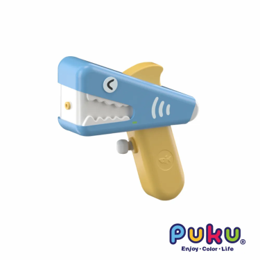 【PUKU 藍色企鵝】樂活萌趣動物小水槍 鯊魚