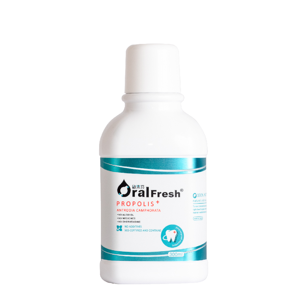 【Oral Fresh歐樂芬】牙齦專護蜂膠口腔保健液（300ml）