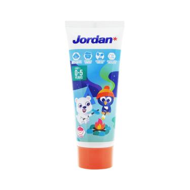【Jordan】清新水果味兒童牙膏-荔枝（75g）0-5歲（男女款隨機出貨）