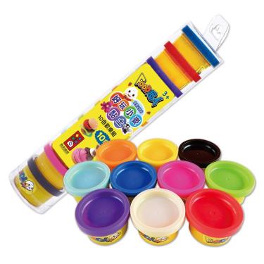 【FOOD超人】好玩小麥黏土10色歡樂組-新版