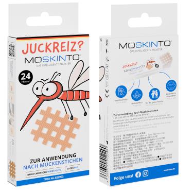 【德國MOSKINTO】魔法格醫療用貼布 便攜款（24片／盒）