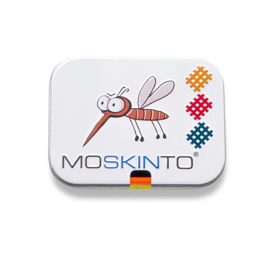 【德國MOSKINTO】魔法格醫療用貼布 三色鐵盒款（42片／盒）