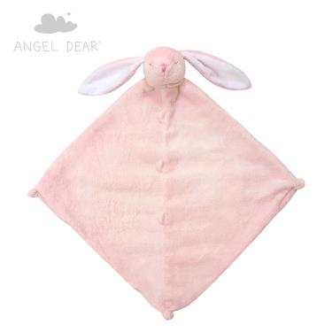 (滿千折百)【美國ANGEL DEAR】嬰兒安撫巾-粉紅小兔-新款 廠商直送