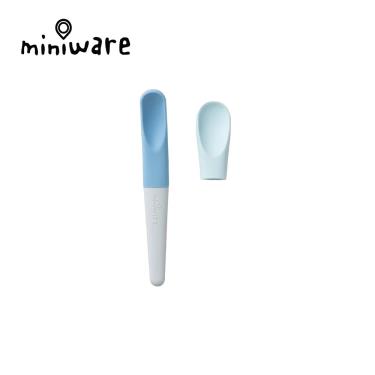 （任2件85折）【Miniware】蹺蹺板兩用湯匙組-寧靜海藍