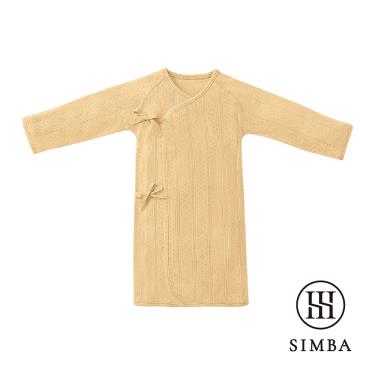 （滿額多重送）【Simba 小獅王辛巴】Air Upper 透氣棉新生兒反袖長袖肚衣加長款 60cm旦黃