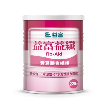 【益富】益富益纖-黃豆膳食纖維（220g/罐）