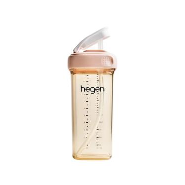 【Hegen】PCTO™ 輕飲時光PPSU方圓型寬口吸管杯2.0（嫣粉）