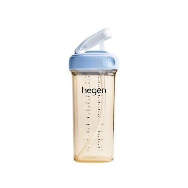 （2件92折）【Hegen】PCTO™ 輕飲時光PPSU方圓型寬口吸管杯2.0（沁藍）