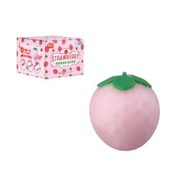 樂彩-療癒捏捏樂-變色草莓
