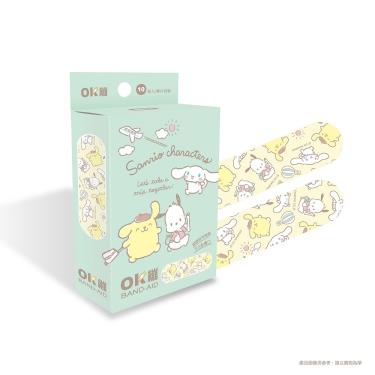 【台歐】三麗鷗-旅遊趣系列貼繃 ( OK繃 / 10入 / 盒 )