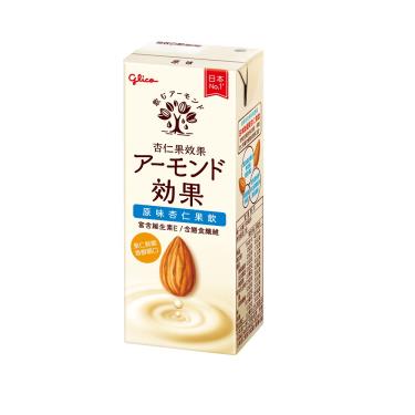 【Glico格力高】杏仁果效果（196ml/瓶）無糖杏仁果飲