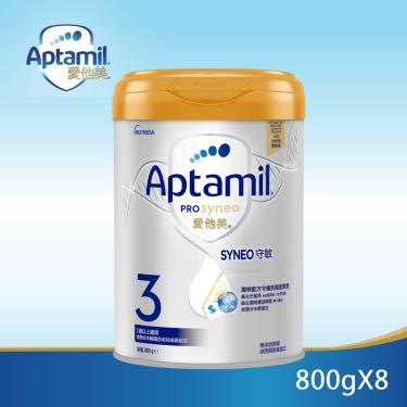 【Aptamil 愛他美】部分水解蛋白幼兒成長配方（800gX8罐）