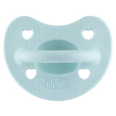 【義大利CHICCO】LUXE矽膠拇指型安撫奶嘴-16-36m-湖水綠-2入
