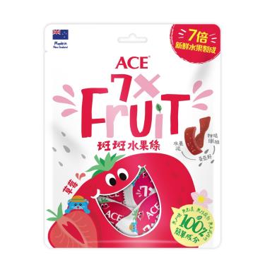 【ACE】斑斑水果條（90g/袋）草莓+奇亞籽