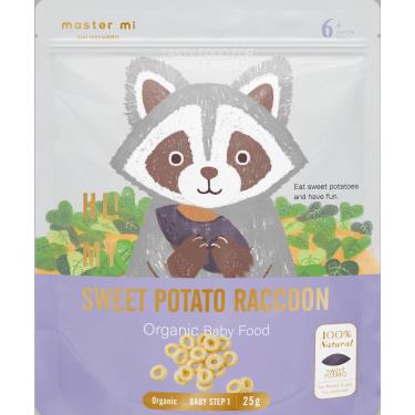 【米大師】有機寶寶蔬菜餅（25g/包）地瓜浣熊