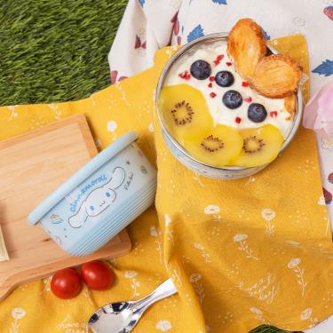 【HOUSUXI】三麗鷗大耳狗不鏽鋼雙層隔熱碗420ml