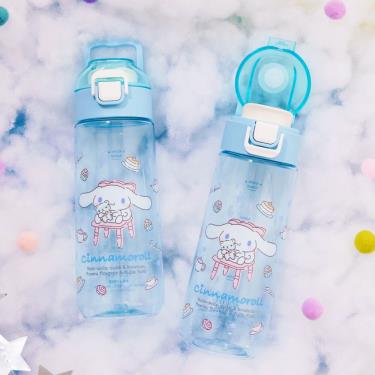 【HOUSUXI】三麗鷗大耳狗-Tritan 彈蓋水瓶 ( 620ml )