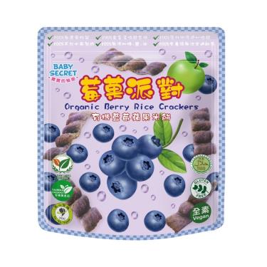 【BABYSECRET寶寶的秘密】有機米餅（25g/袋）藍莓蘋果