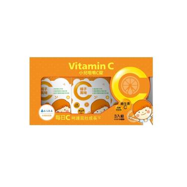 【優兒康】小兒咀嚼C禮盒（60錠X3入/盒）