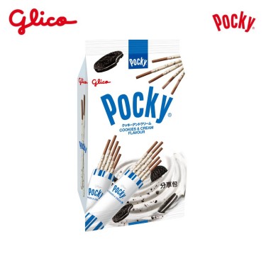 【Glico格力高】Pocky百奇-牛奶餅乾棒分享包(9入/袋)