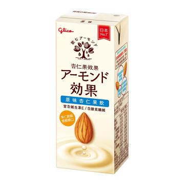 【Glico格力高】杏仁果效果（196ml/瓶）原味杏仁果飲