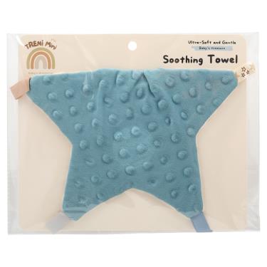 【TRENI MINI】星星豆豆絨沙沙紙-藍