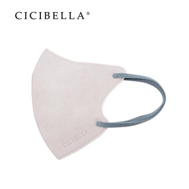 【CICIBELLA】6D輕呼吸口罩-淺灰(10入/包)