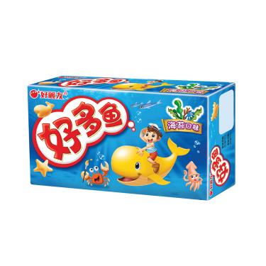 【好麗友】好多魚餅乾-海苔口味(30g/包)