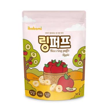 【ibobomi】米泡芙（30g/包）蘋果味