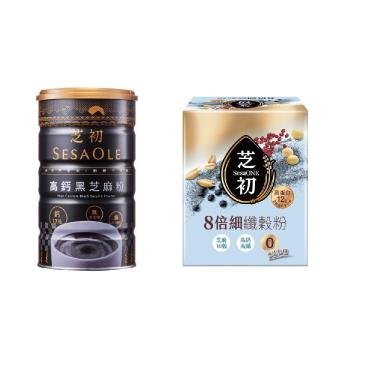 【芝初】高鈣黑芝麻粉+8倍細高蛋白纖穀粉