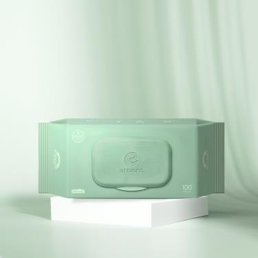 【韓國ENBLANC】極柔純水濕紙巾-輕柔薄荷(100抽/10包) 廠商直送