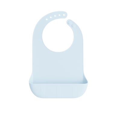 【悅康品家】樂活矽膠成人圍兜(藍)