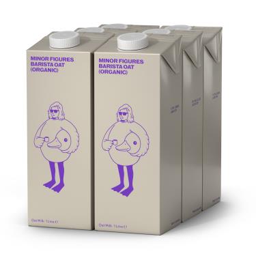 【Minor Figures小人物】濃厚版燕麥奶-咖啡師（1000mL*6瓶/箱）有機