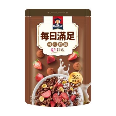 【桂格】每日滿足蛋白穀脆（250g/袋）可可鮮莓