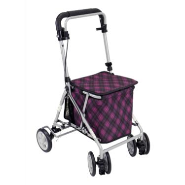 【SHIMA】Kanon輕型散步購物車（紫菱格） 廠商直送